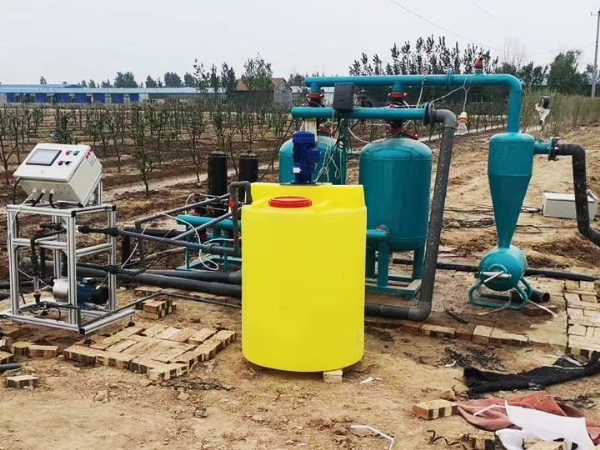水肥一（yī）體機現場安裝（zhuāng）布置